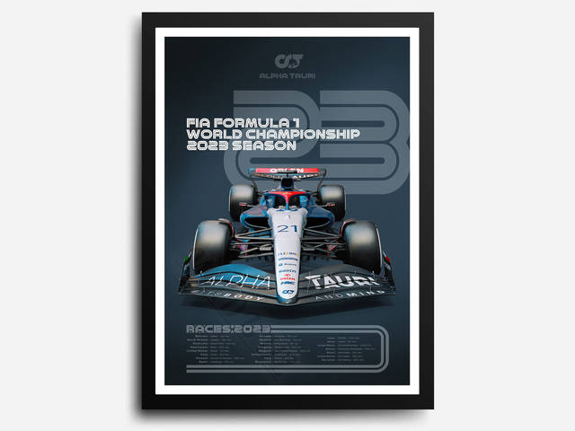 Alpha Tauri Canvas Poster - Miniature Motorworld