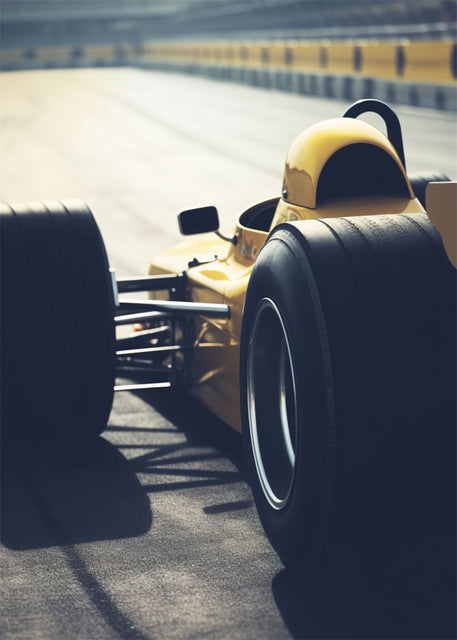 Renault F1 Track View Canvas Poster - Miniature Motorworld