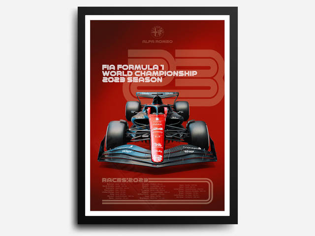 Alpha Romeo Canvas Poster - Miniature Motorworld