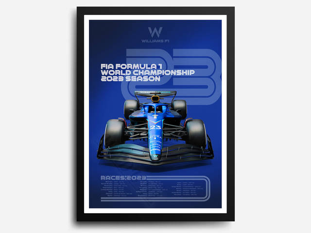 William Racing Canvas Poster - Miniature Motorworld