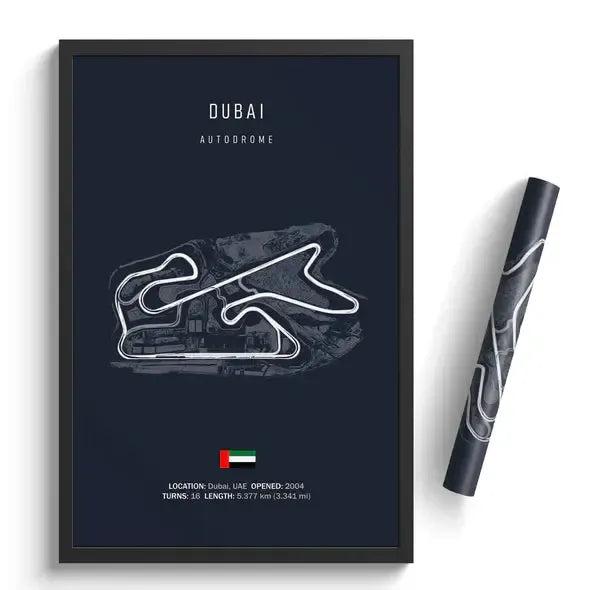 Dubai Circuit Poster