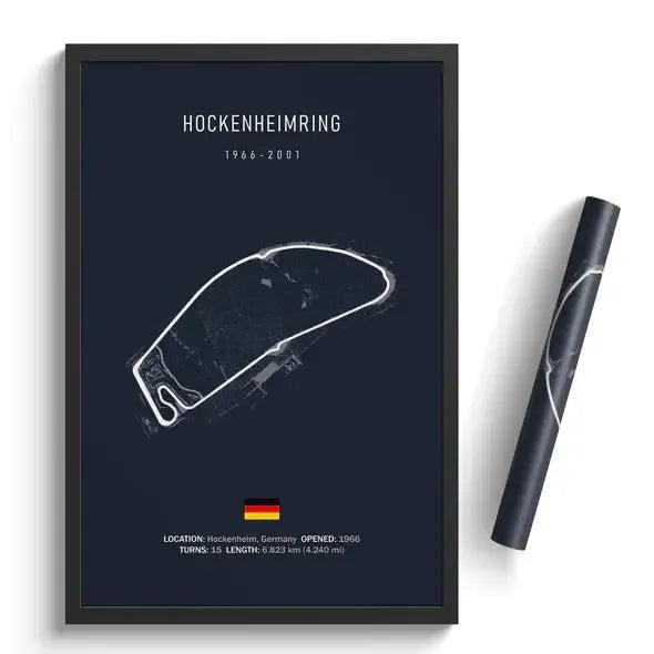 F1 Hockenheimring Circuit Poster