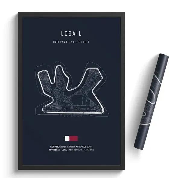 F1 Losail Circuit Poster