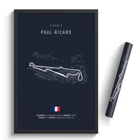 F1 Paul Ricard Circuit Poster