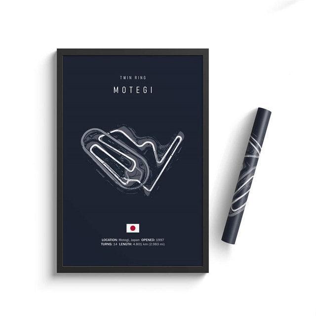 Motegi Circuit Poster
