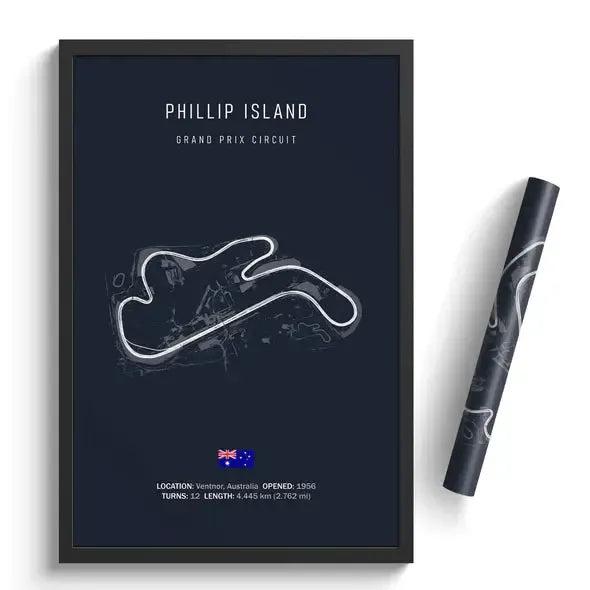 Phillip Island Circuit Poster