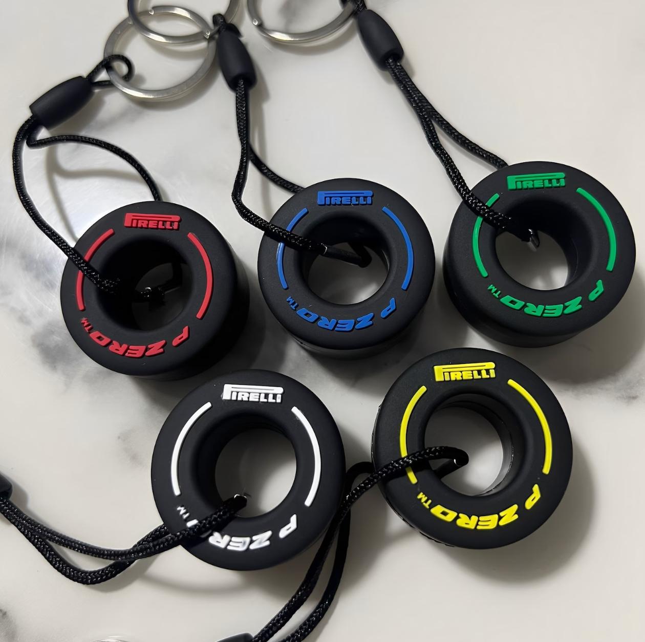 Pirelli F1 Tire Keychain