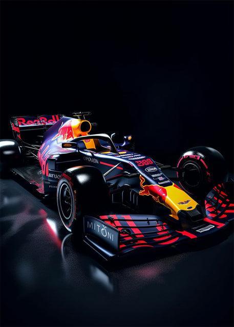 Red Bull F1 Model Canvas Poster