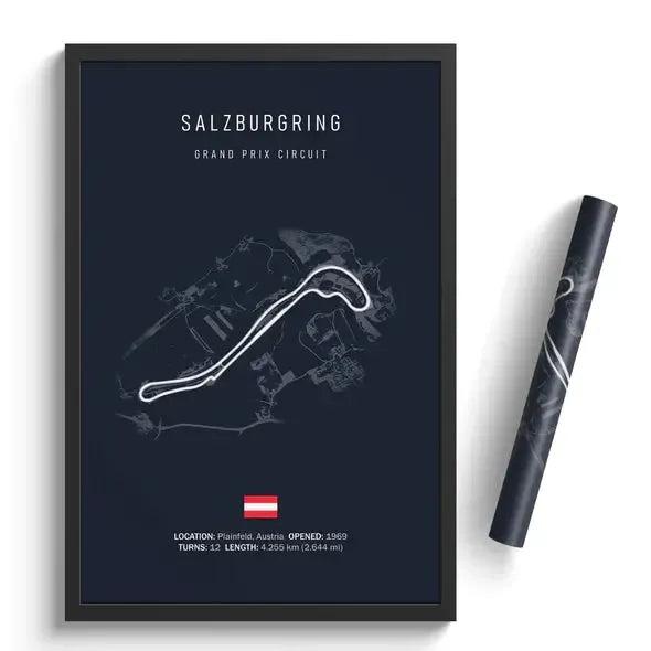 Salzburgring Circuit Poster