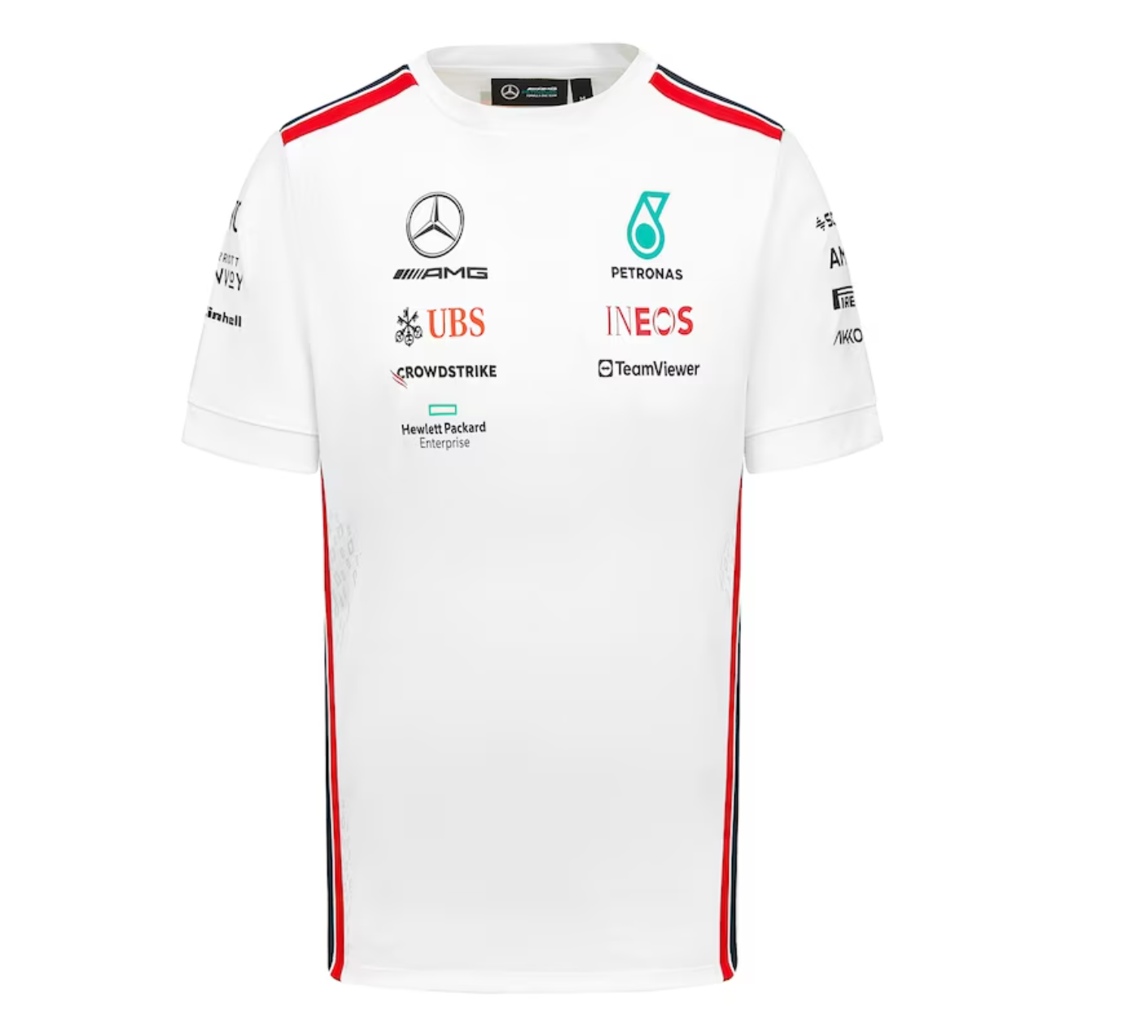 White Mercedes Formula 1 Shirt