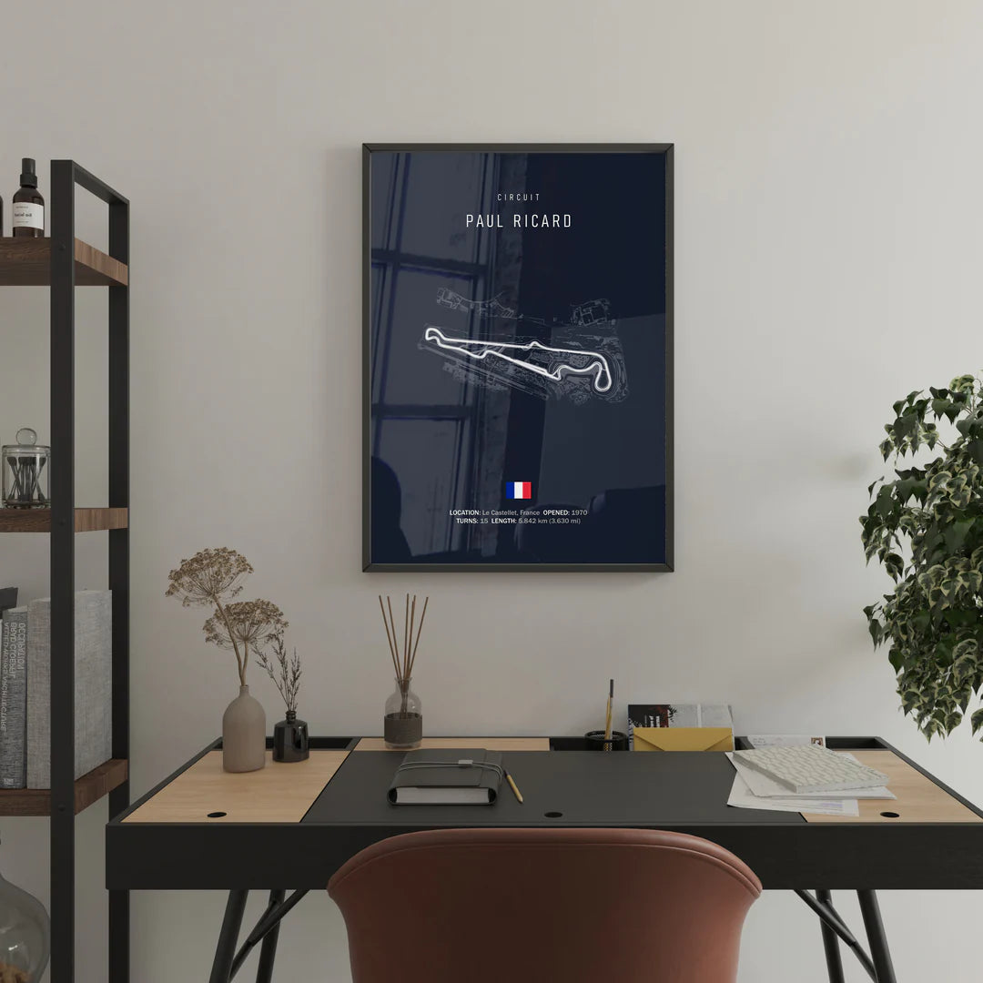 F1 Paul Ricard Circuit Poster