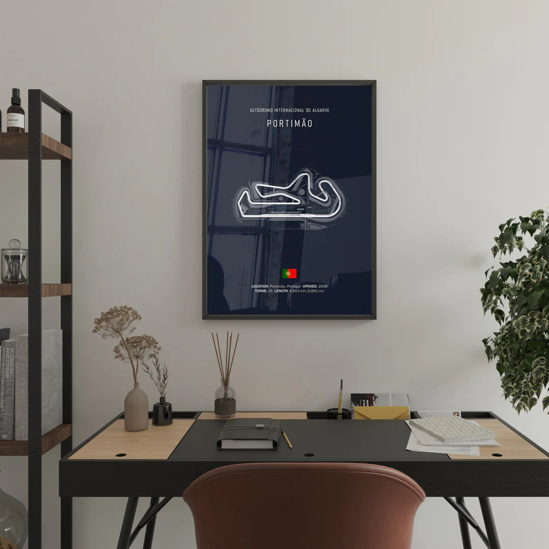 F1 Portimao Circuit Poster