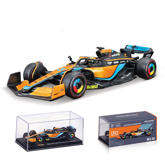 Premium 1:43 2022 F1 McLaren Daniel Ricciardo Collector's Piece - Miniature Motorworld