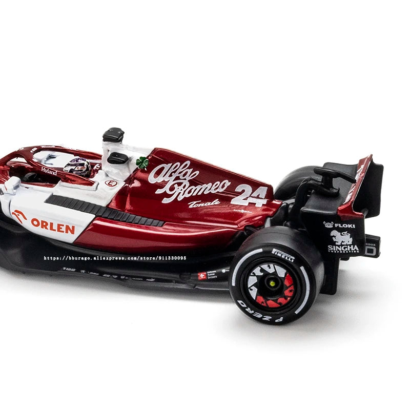 Premium 1:43 2022 F1 Alfa Romeo Zhou Guanyu Collector's Piece - Miniature Motorworld