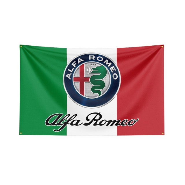 Alfa Romeo Flag - Miniature Motorworld