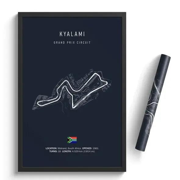 F1 Kyalami Circuit Poster