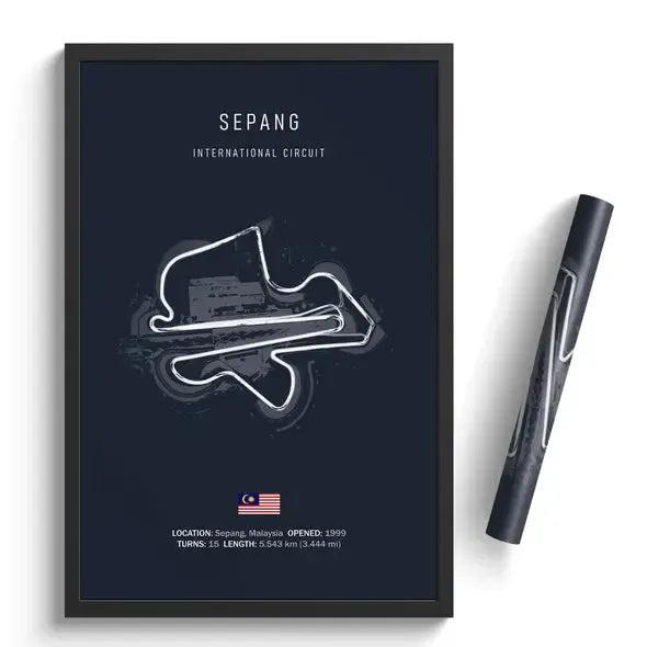 F1 Sepang Circuit Poster