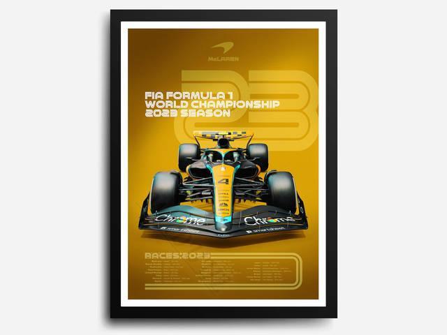 McLaren Canvas Poster