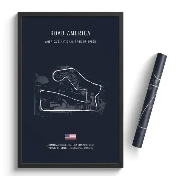 Road America Circuit Poster