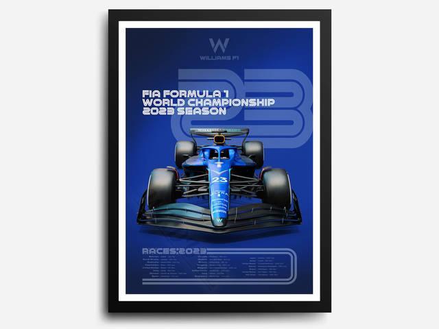 Williams Racing Canvas Poster