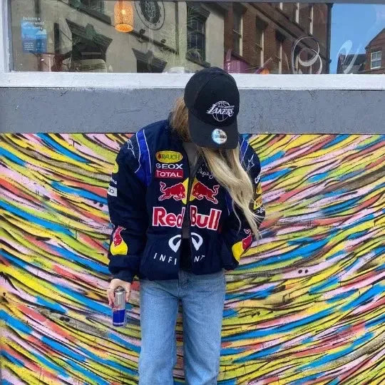 Red sales bull windbreaker